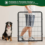 Yaheetech Dog Playpen Outdoor, 32 inch 6 Panels Dog Pen Indoor Heavy Duty Puppy - Image 6