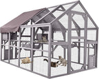 Aivituvin Extra Large Catio Outdoor Cat Enclosure Window Design by Aivituvin