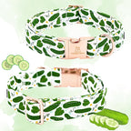 Lionheart glory Dog Bow Collar Cucumbers Print Dog Collar - Image 5