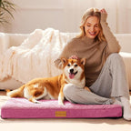 Patas Lague Orthopedic XL Dog Bed Large Sized Dog 48''X30'', Soft Waterproof - Image 2