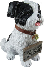 DWK Front Porch Dog Outdoor Welcome Sign Decorative Statue | Cute Dog Welcome - Image 3