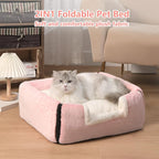 Cat Bed for Indoor Cats，Foldable cat cave，Anti-Slip & Water-Resistant - Image 3
