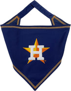 Pets First MLB Houston Astros TIE Bandana, Large/X-Large. Dog Bandana Scarf Bib by PETSFIRST