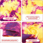 30 Pack Large Tie Dye Dog Bandanas Stitch Dog Bandana Bulk Reversible Print One - Image 3