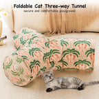 Tempcore Pet Cat Tunnel Tube Cat Toys 3 Way Collapsible, Cat Tunnels - Image 3