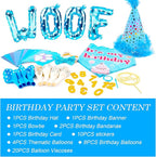 Dog Birthday Party Supplies, Adjustable Dog Bandana Set - Image 3