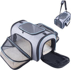 Siivton Airline Approved Pet Carrier, 4-Way Expandable Cat Dog Carrier - Image 10
