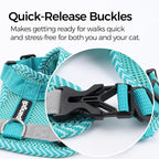 Cat Harness and Leash Escape Proof Small Kitten Harness Abyssinian Cat Vest - Image 5