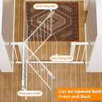 29.5-40.6" Magnetic Baby Gate for Stairs, Pressure Mounted Dog Gate Indoor - Image 6