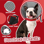 Dog Cone Collar After Surgery, Adjustable Soft Recovery Cone - Image 4