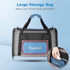 BurgeonNest Cat Carrier, Airline Approved Dog Carrier, Soft Sided Cat Pet - Image 6