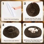 Extra Large Dog Beds, 36 Inch Human Dog Anxiety Relief Comfort Bed, - Image 6
