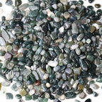 Aquatic Agate Aquarium Gravel Rocks Natural Tumbled Healing Crystal Chips Bulk by YATOJUZI
