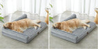 BFPETHOME Orthopedic Dog Bed for Large Dogs-Big Waterproof Sofa Dog Bed by BFPETHOME