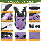 Pet Carrier Backpack, Hands-Free Adjustable Dog Front Carrier Legs Out & - Image 2