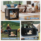 DUMOS Dog Crate 36 Inch Travel Cat Pet Carrier - Image 7