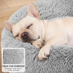 MIXJOY Calming Cat Beds for Indoor Cats, Fluffy Small Cat Cuddler Bed, - Image 3