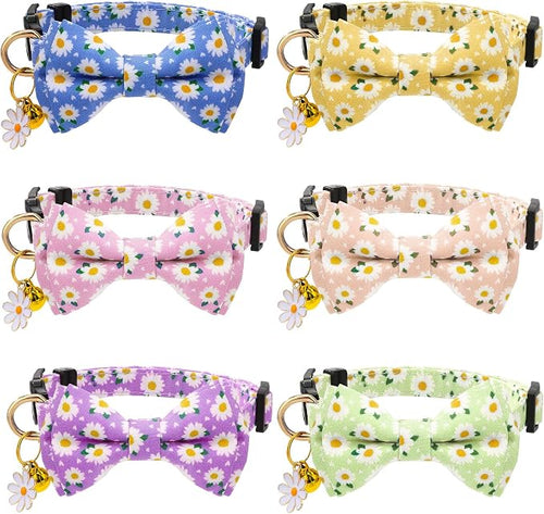 6 Pack Breakaway Cat Collars by Guiqulai
