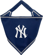 Pets First MLB New York Yankees TIE Bandana, Small/Medium. Dog Bandana Scarf Bib by PETSFIRST