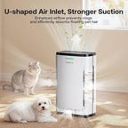 Pet Air Purifier Large Home 4200 sq ft, Suck up Floating Cat Dog Hair Dander - Image 2