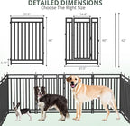 Dog Fence Outdoor for Yard Indoor Dog Playpen 40" Height 40 Panels Portable Dog - Image 3