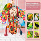 KATUMO Bird Toys Parakeet Toy Cockatiel Shredding Toys Conure Foraging Sola Toys - Image 6