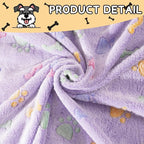 Rezutan Dog Blankets for 3 Pack Medium Blanket Cat Soft Fuzzy Blankets Washable - Image 8