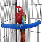 U Shape Parrot Perch Stand Toy Bird Platform Sand Paw Grinding Clean Stick by FrgKbTm