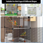 2PCS Adjustable Bird Cage Cover, Bird Cage Seed Catcher, Large Birdcage Cover - Image 7