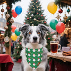 ADOGGYGO Christmas Dog Bandanas 2 Pack, Reversible Santa Snowman Xmas Pet Scarf - Image 3