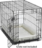 MidWest Homes for Pets QuietTime Dog Bed – White Fleece Bolster, Ultra-Soft and - Image 3