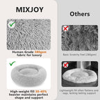 MIXJOY Orthopedic Dog Bed Comfortable Donut Cuddler Round Pet Beds Ultra Soft - Image 4