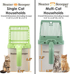 Neater Pet Brands Neater Scooper XL Cat Litter Scoop, 195 Refill Bags – - Image 5