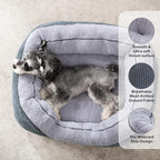 INVENHO Small Dog Bed Orthopedic Warming Soft Calming Sleeping Durable - Image 2