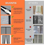 Fiberglass Magnetic Screen Door Fit Door Size 40 x 83 in- Heavy Duty Fiberglass - Image 5