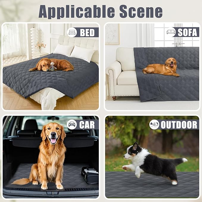 Smiry Waterproof Dog Bed Cover Blanket 30x70, Soft Reversible Pet Blanket - Image 5