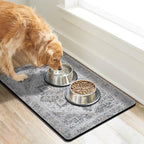 Dog Food Mats for Floors Absorbent, Pet Cat Food Mat - Image 2