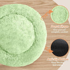 JOLLYVOGUE Calming Dog Bed Medium Size Dog, Anti-Anxiety Donut Medium Pet Bed - Image 3