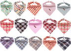 Lionet Paws Christmas Dog Bandana Washable Cotton Handkerchief Scarf Triangle - Image 7