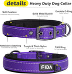 Fida Heavy Duty Dog Collar, Ultra Comfortable Soft Neoprene Padded, Adjustable - Image 3