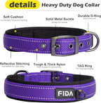 Fida Heavy Duty Dog Collar, Ultra Comfortable Soft Neoprene Padded, Adjustable - Image 3