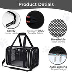 BAGLHER Pet Travel Carrier, Cat Carriers Dog Carrier - Image 3