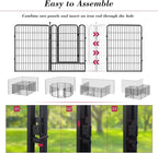 Dog Playpen 40 inch 32 Panels Indoor Outdoor Dog Pen - Image 4