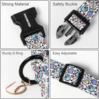 DOGWONG Baseball Dog Collar-Cute Boy Baseball Dog Collar, Adjustable Soft Male - Image 3