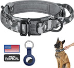 DAGANXI Tactical Dog Collar, Adjustable Military Training Nylon Dog Collar by DAGANXI