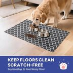 Cooyes Large Dog Food Mat 24"×36", Ultra-Absorbent Dog Bowl Mat - Image 5
