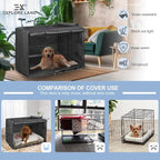 Explore Land Dog Crate Cover for 36 Inches Wire Cage, Heavy-Duty Lattice Pet - Image 4