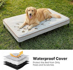 Veehoo Elevated Dog Bed with Waterproof Cushion, Cooling Raised Dog Beds with - Image 2