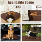 Smiry Waterproof Dog Bed Cover Blanket 40x80, Soft Reversible Pet Blanket - Image 5