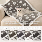 Waterproof Blanket for Dog Cat or Adult, Cute 3D Textured Paw Dog Blanket for - Image 7